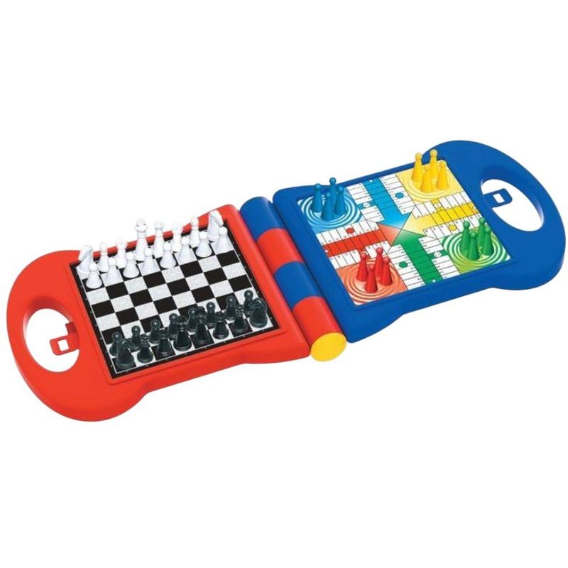 jogo de tabuleiro polibrinq com 8 jogos clássicos pb547