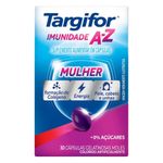 suplemento alimentar targifor imunidade a-z mulher 30 cápsulas