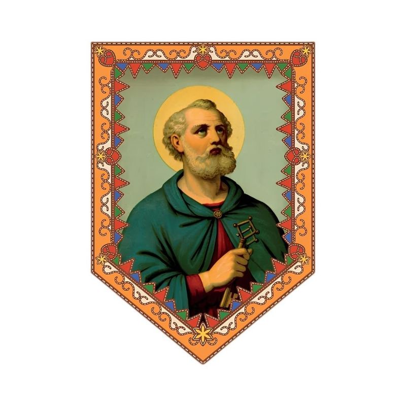 flâmula florarte santos juninos 3 unidades 65x45cm (mp)