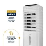 climatizador de ar britânia 8l 4 em 1 127v bcl08a branco (mp)
