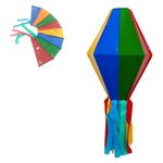 balão junino kfl tradicional colorido 50cm (mp)