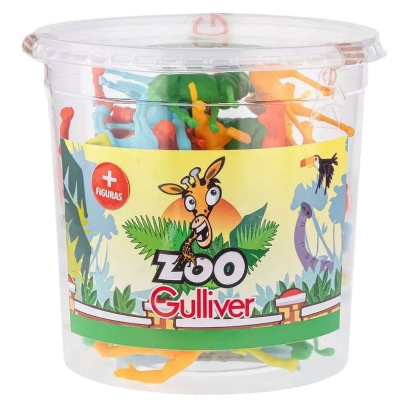 balde miniaturas gulliver zoológico 1038 (mp)
