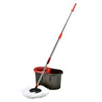 mop giratório powermaid 4l vermelho e cinza 1011 (mp)