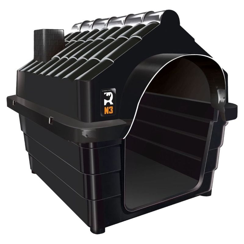casa para cachorro mec pet rinopet n°3 blackout (mp)