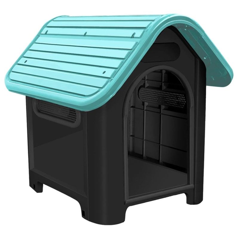 casa para cachorro mec pet dog home n°6 verde (mp)