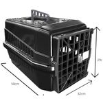 caixa de transporte mec pet box n°3 blackout (mp)