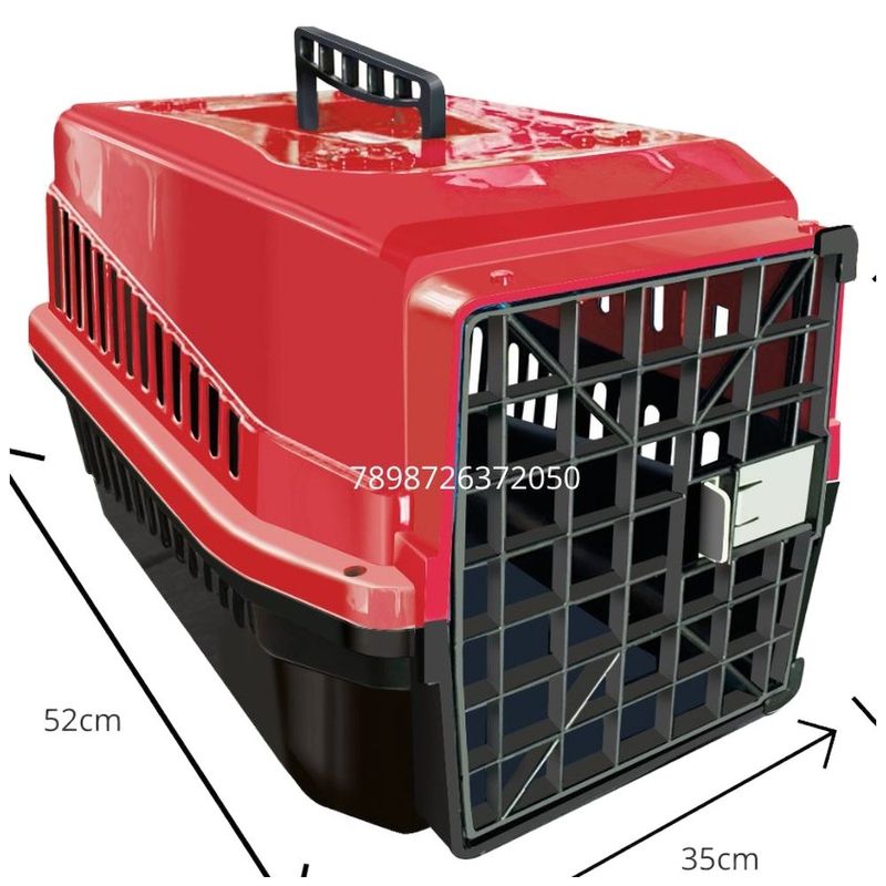 caixa de transporte mec pet box n°4 vermelho (mp)