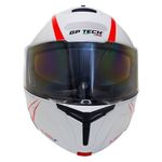 capacete gp tech a128 sv pulse escamoteável be yourself 56 branco e azul (mp)