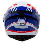 capacete gp tech a128 sv pulse escamoteável be yourself 56 branco e azul (mp)