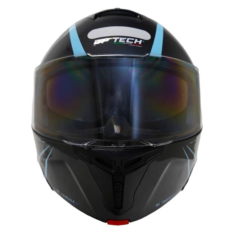 capacete gp tech a128 sv pulse escamoteável be yourself 60 preto e roxo (mp)