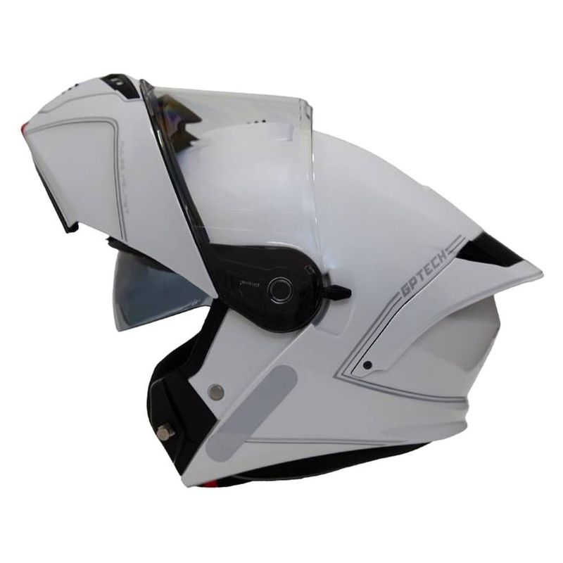 capacete gp tech a128 sv pulse escamoteável mono 60 branco (mp)