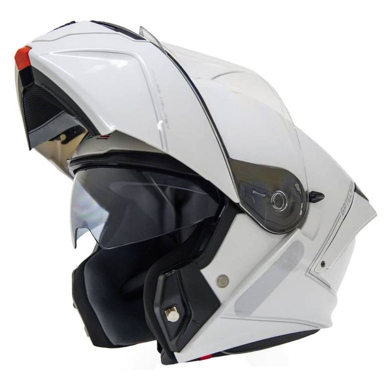 capacete gp tech a128 sv pulse escamoteável mono 60 branco (mp)