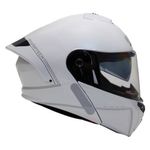 capacete gp tech a128 sv pulse escamoteável mono 60 branco (mp)