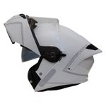 capacete gp tech a128 sv pulse escamoteável mono 61 branco (mp)