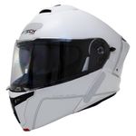 capacete gp tech a128 sv pulse escamoteável mono 61 branco (mp)