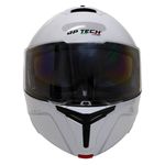 capacete gp tech a128 sv pulse escamoteável mono 61 branco (mp)