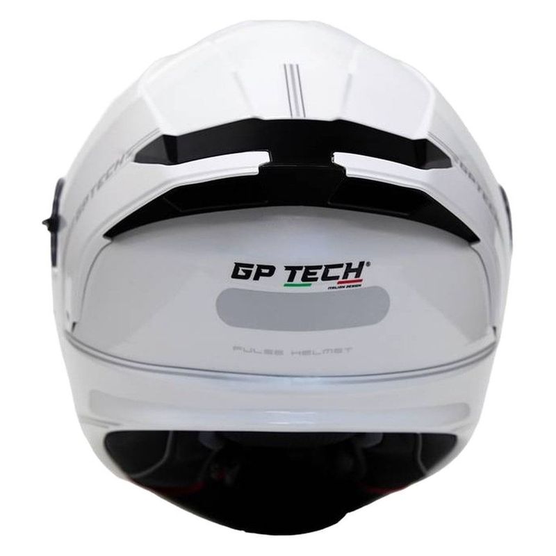 capacete gp tech a128 sv pulse escamoteável mono 61 branco (mp)