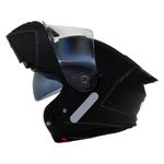capacete gp tech a128 sv pulse escamoteável mono 60 preto fosco (mp)