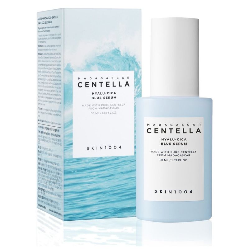 sérum gel facial coreano skin1004 hyalu-cica blue centella hidratante 50ml