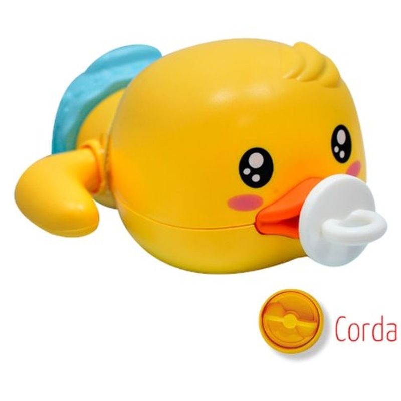 brinquedo polibrinq patinho nadador bb3008