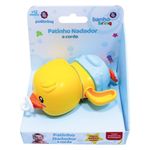 brinquedo polibrinq patinho nadador bb3008