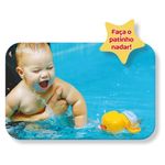brinquedo polibrinq patinho nadador bb3008
