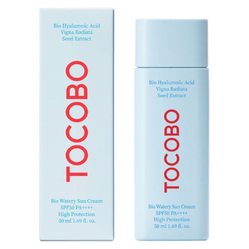 protetor solar facial coreano tocobo bio watery sun cream fps50 pa++++ 50ml