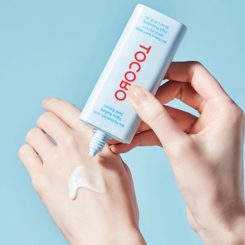 protetor solar facial coreano tocobo bio watery sun cream fps50 pa++++ 50ml