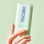 protetor solar facial coreano tocobo cica cooling sun stick fps50 pa++++ refrescante18g