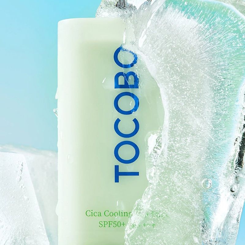 protetor solar facial coreano tocobo cica cooling sun stick fps50 pa++++ refrescante18g