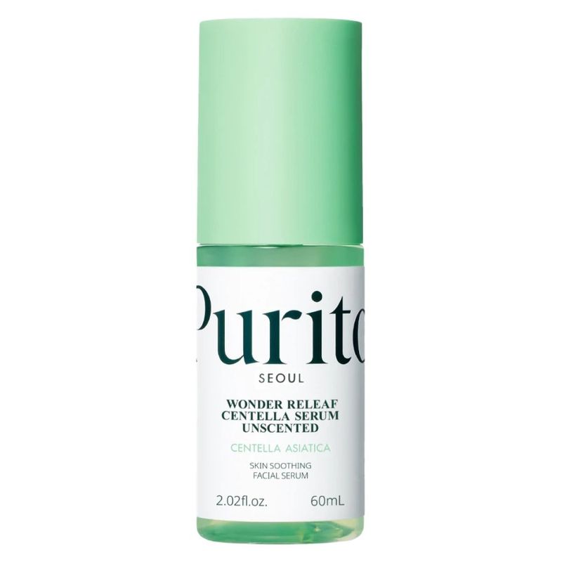 sérum facial coreano purito wonder leaf centella calmante sem perfume 60ml