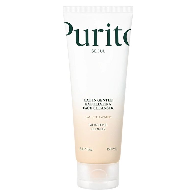 esfoliante limpeza facial coreano purito oat in gentle cleanser 150ml