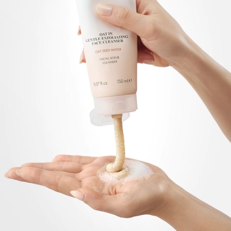 esfoliante limpeza facial coreano purito oat in gentle cleanser 150ml