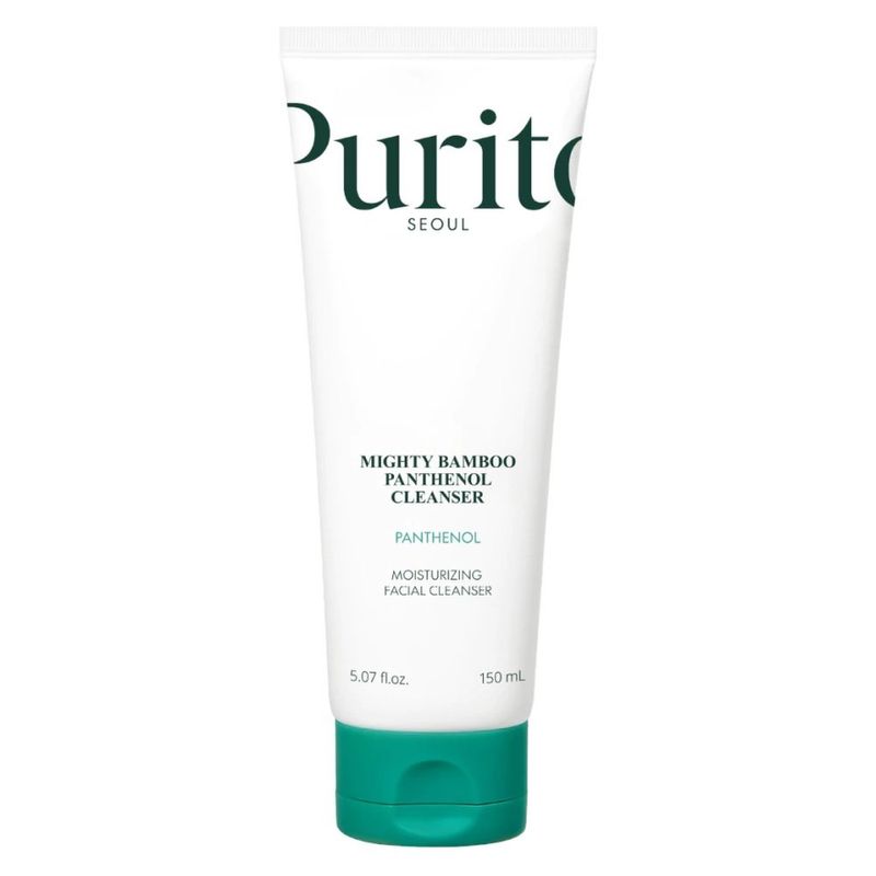 espuma de limpeza facial coreano purito mighty bamboo panthenol 150ml