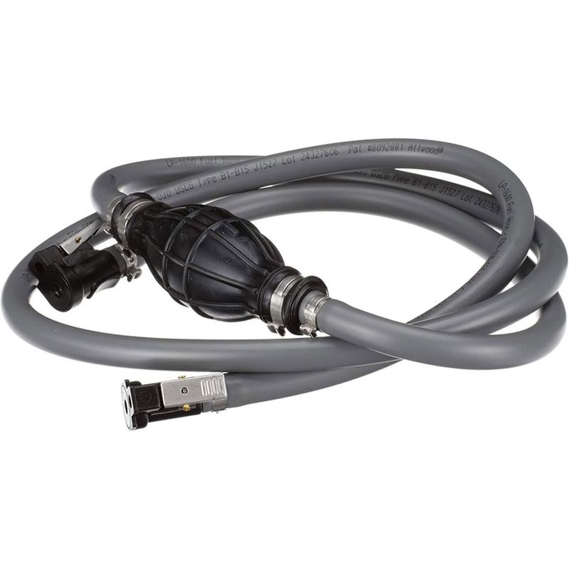kit linhas de combustível náutica attwood 93806elp7 1,83m com bomba de es corva a-mbi