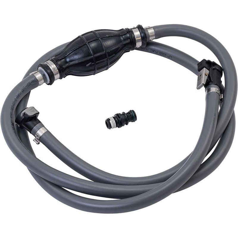 kit linha de combustível náutica attwood 93806mus7 1,83m com bomba de es corva e conector antirrespingos a-mbi
