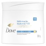 mascara de tratamento dove hidratação + hialuron-vit 320g
