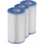 filtro para bomba de piscina intex 03 peças tipo a 800-29003 y-bi