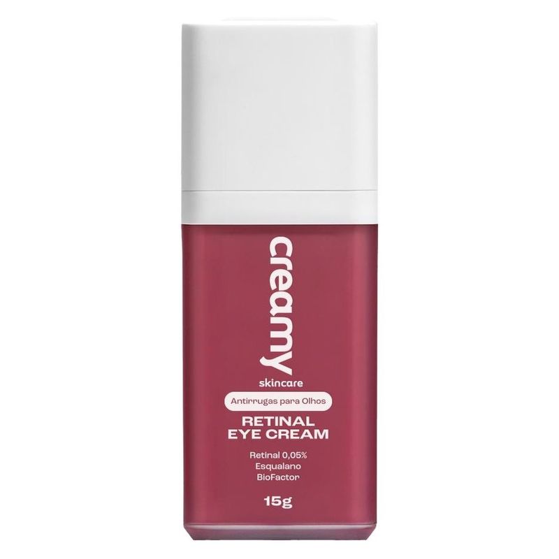 retinal eye cream creamy skincare antirrugas olhos 15g