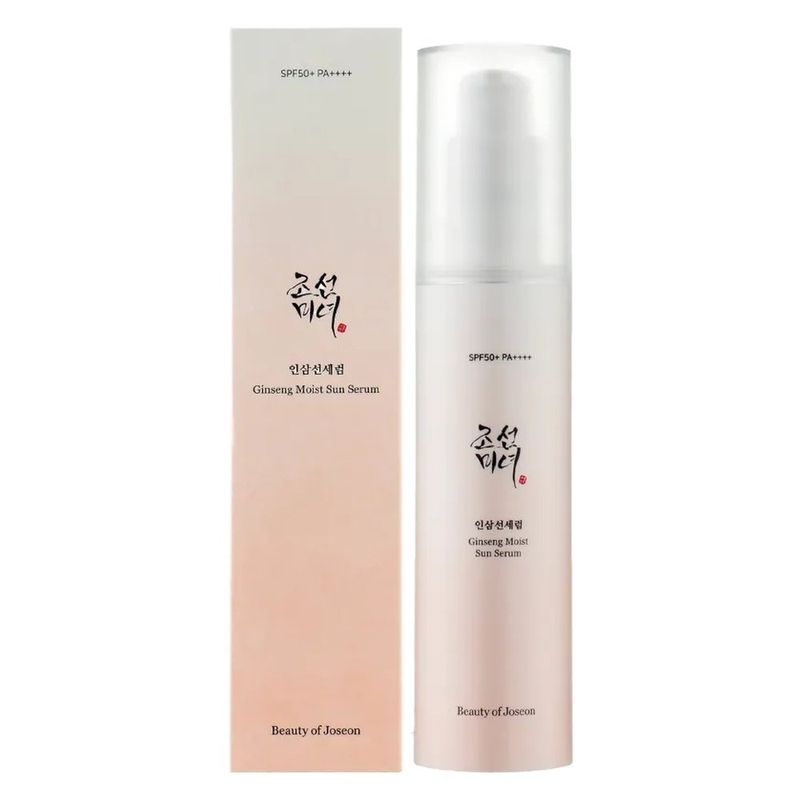 protetor solar facial beauty of joseon ginseng moist sun serum 50ml