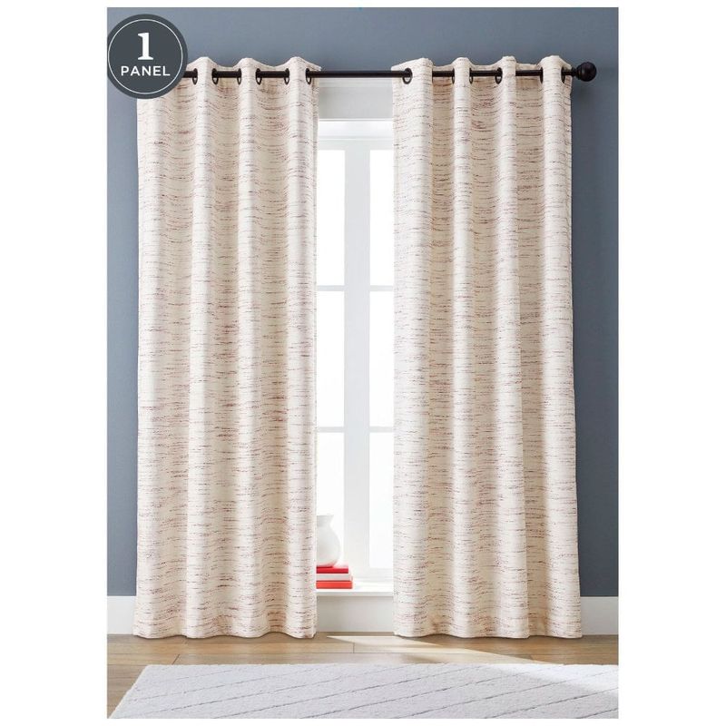 cortina better homes vinho e creme 134x213cm y-bi