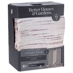 cortina better homes vinho e creme 134x213cm y-bi