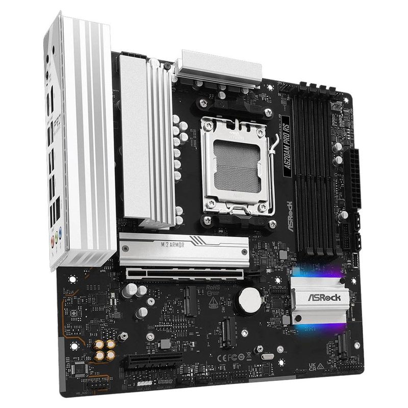 placa mãe gigabyte a620m pro rs matx amd am5 ddr5 (mp)