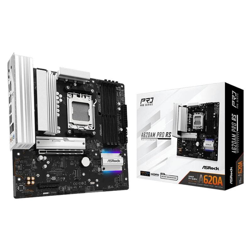 placa mãe gigabyte a620m pro rs matx amd am5 ddr5 (mp)