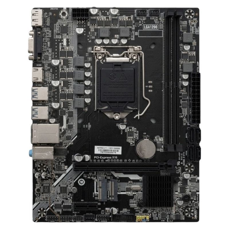 placa mãe esonic h470 intel lga 1200 ddr4 m.2 10ª e 11ª geração (mp)