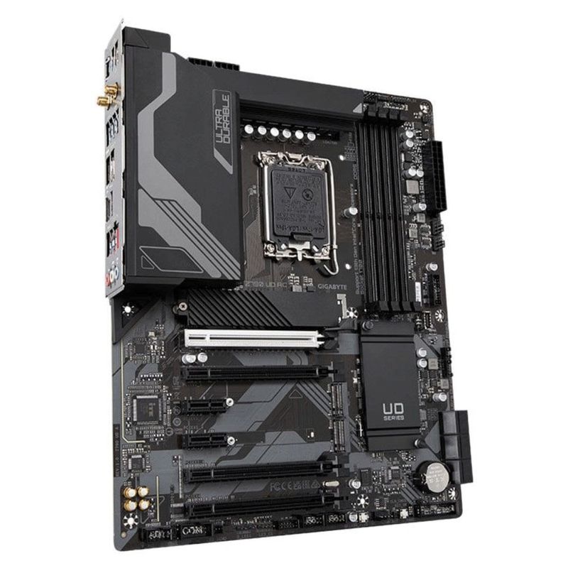 placa mãe gigabyte z790 ud ac wi-fi lga 1700 ddr5 12ª a 14ª geração (mp)