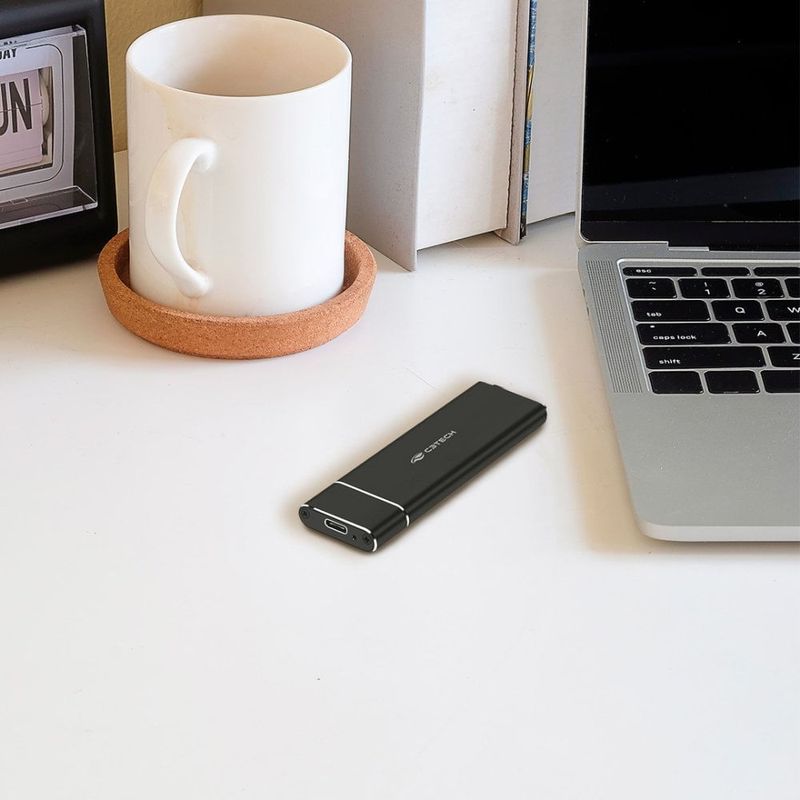 case adaptador para ssd m.2 nvme pcie c3tech usb tipo-c ch-m200bk (mp)
