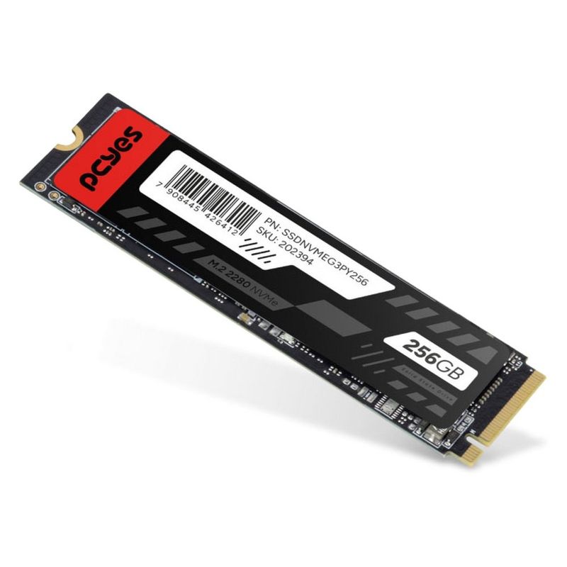 ssd pcyes 256gb m.2 nvme 2280 pcie 1052mb/s ssdnvmeg3py256 (mp)