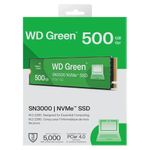 ssd western digital wd green 500gb m.2 nvme pcie wds500g4g0e (mp)