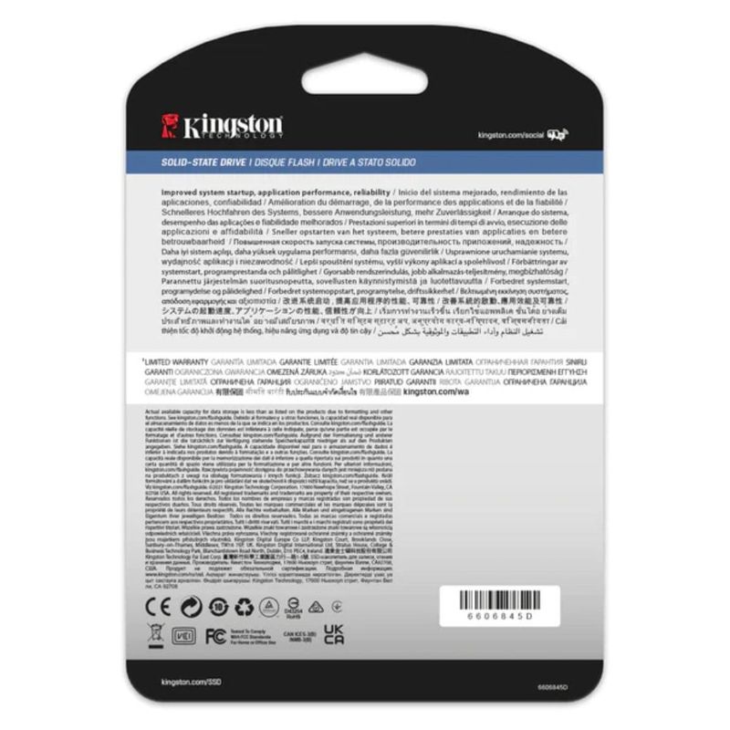 ssd para servidor kingston dc600m enterprise 480gb sedc600m/480g (mp)